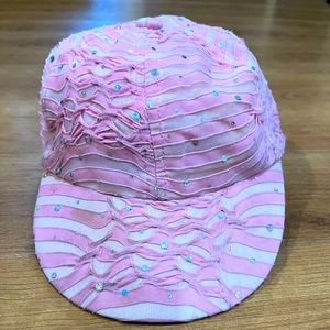 The Alabama Girl Pink Glitter Cap Youth One Size